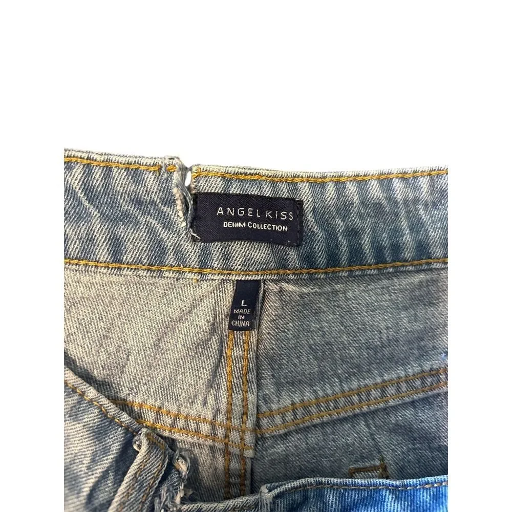Angel Kiss Denim Collection Jeans Size Large Sz LG - Picture 4 of 4